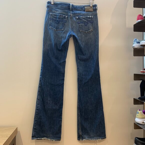 Diesel Bebel Bootcut Denim Jeans - Women's Size 29 x 34 - Picture 2 of 5